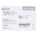 Viglip-M Tab 50mg/500mg 2x7's