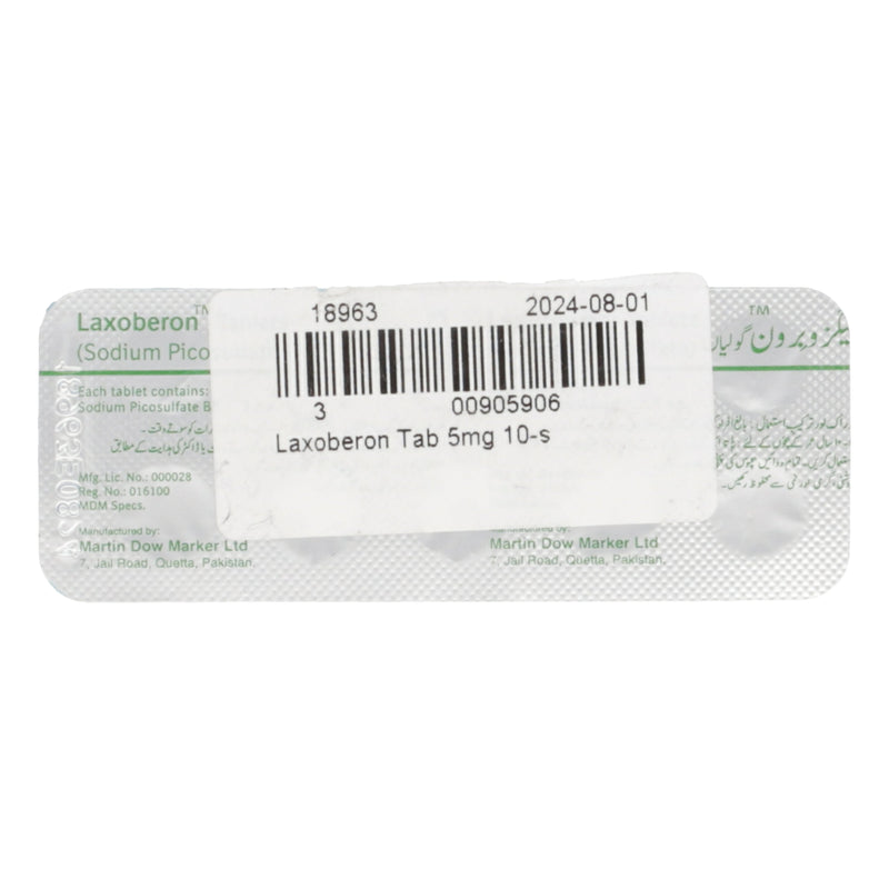 Laxoberon Tab 5mg 10's