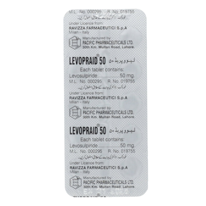 Levopraid Tab 50mg 10's