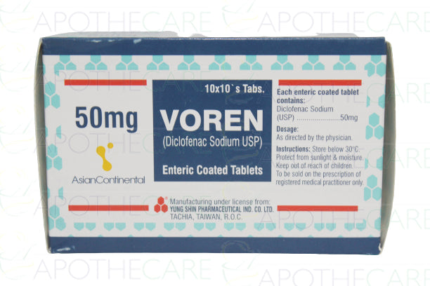 Voren Tab 50mg 100-s