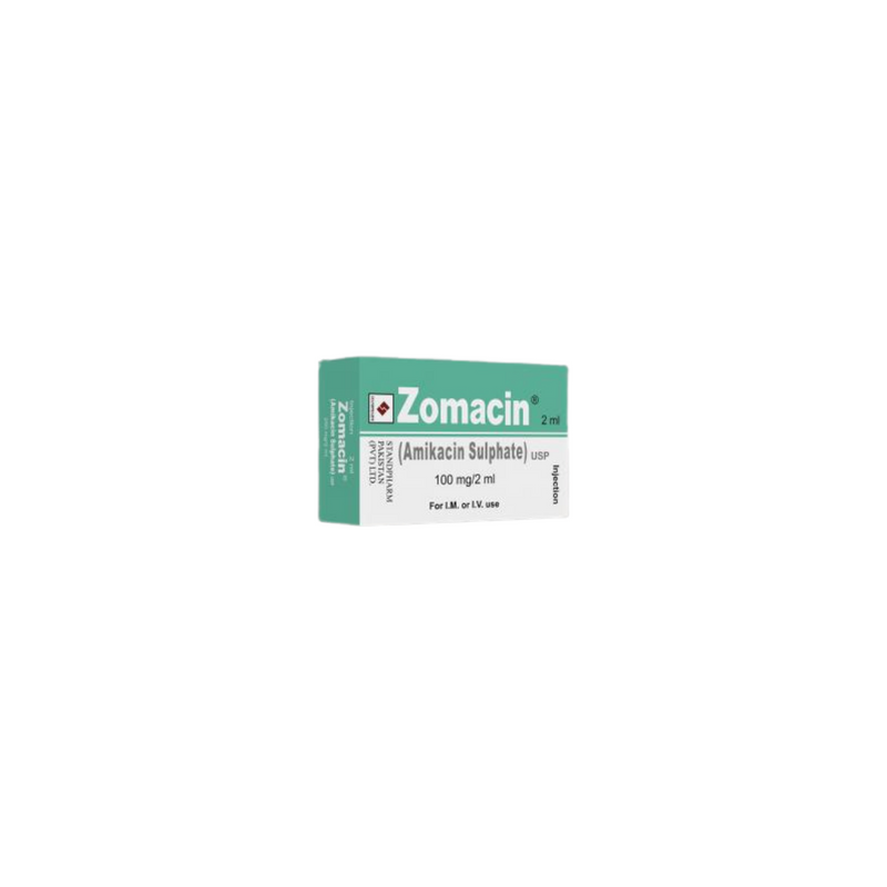 Zomacin Inj 100mg 1Vialx2ml