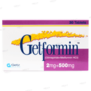 Getformin Tab 2mg/500mg 30's