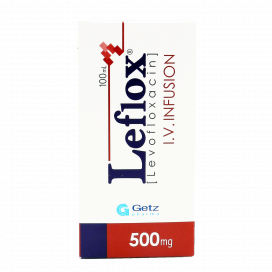 Leflox IV Inf 500mg 1Vialx100ml