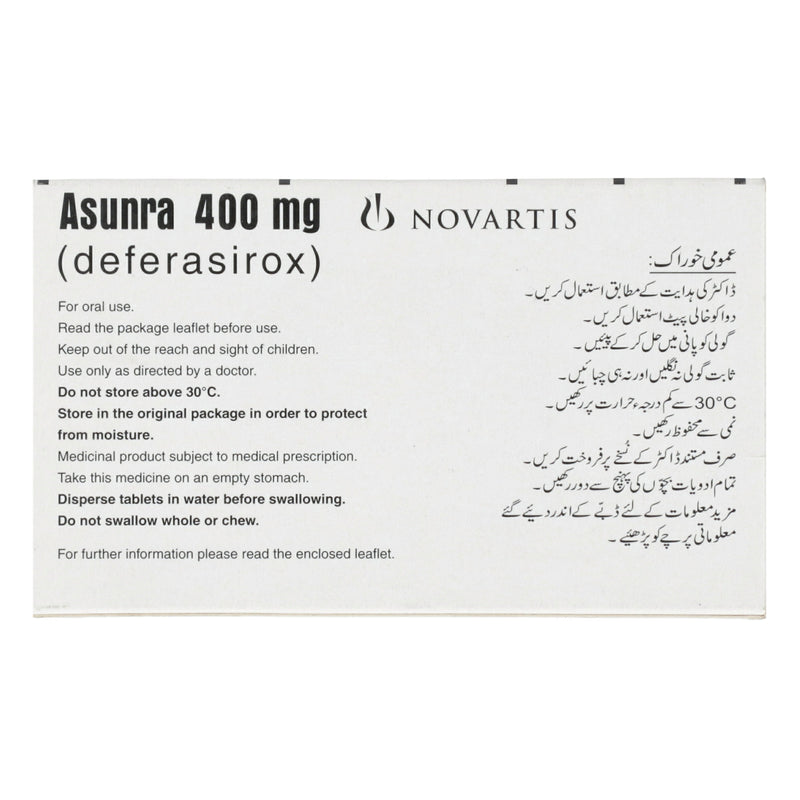 Asunra Tab 400mg 30's