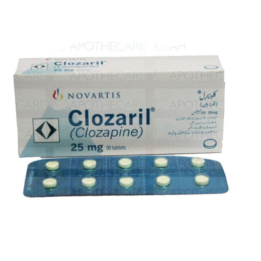 Clozaril Tab 25mg 50's
