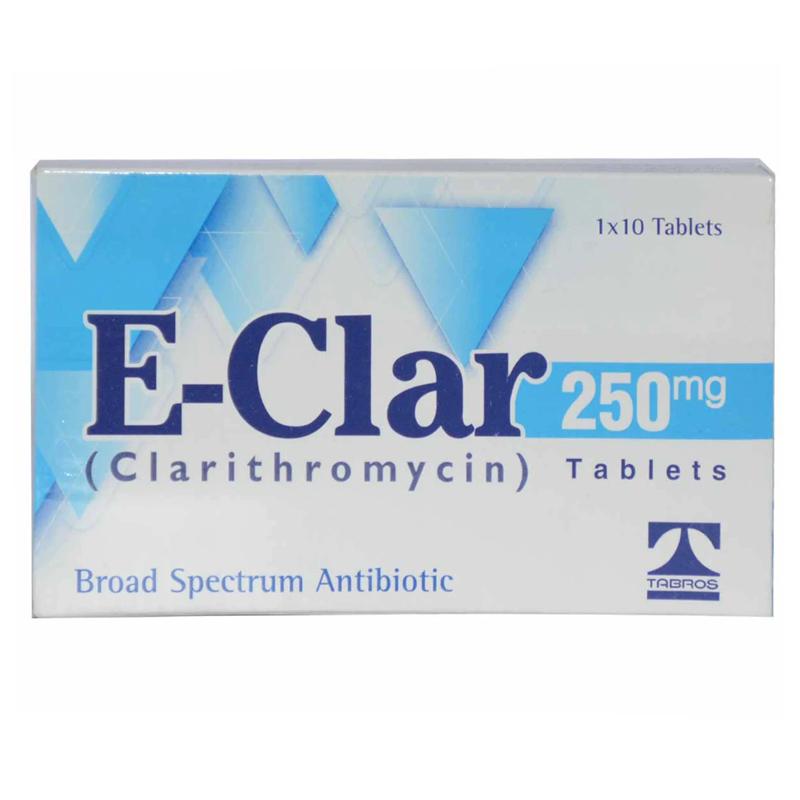 E-Clar Tab 250mg 1x10's