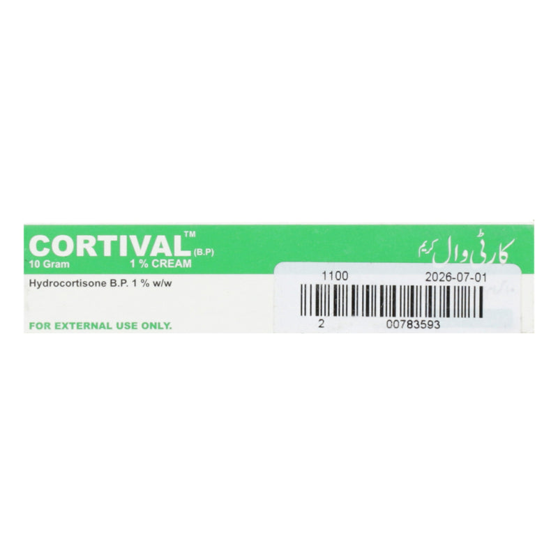 Cortival Cream 1% 10g