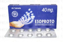 Esoproto Tab 40mg 2x10's