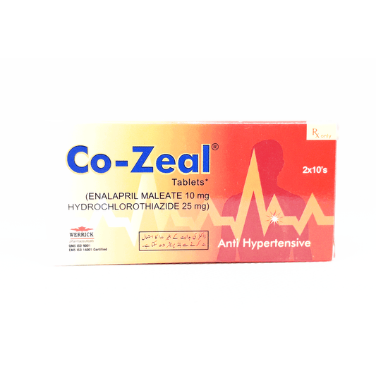 Co-Zeal Tab 10mg/25mg 2x10's