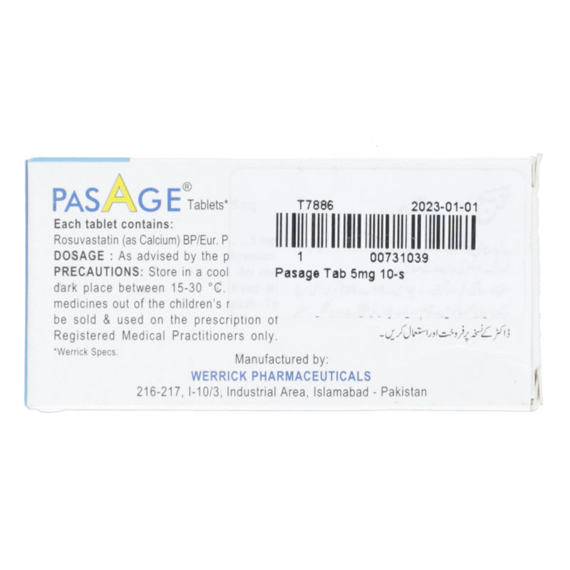 Pasage Tab 5mg 10's