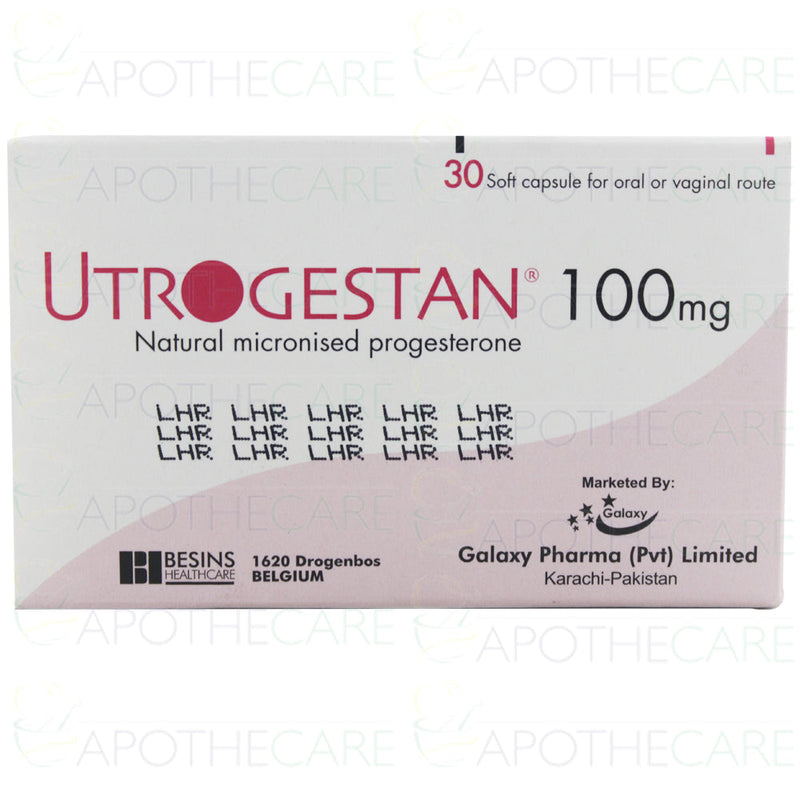 Utrogestan Cap 100mg 30's