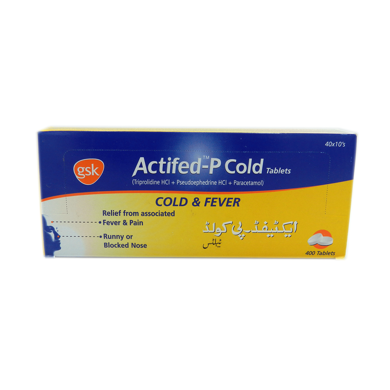 Actifed-P Cold Tab 400's