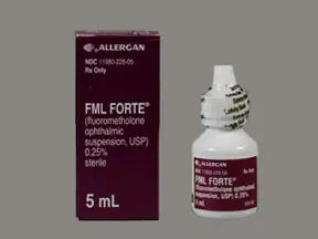 Fml Forte Ophthalmic Susp 0.25% 5ml