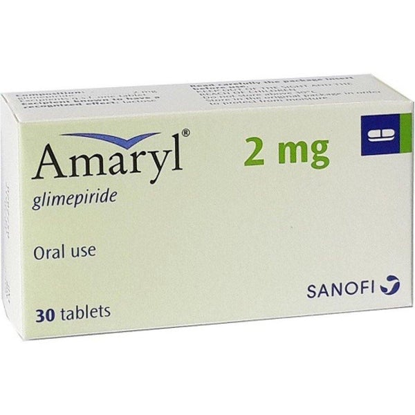 Amaryl Tab 2mg 2x15's