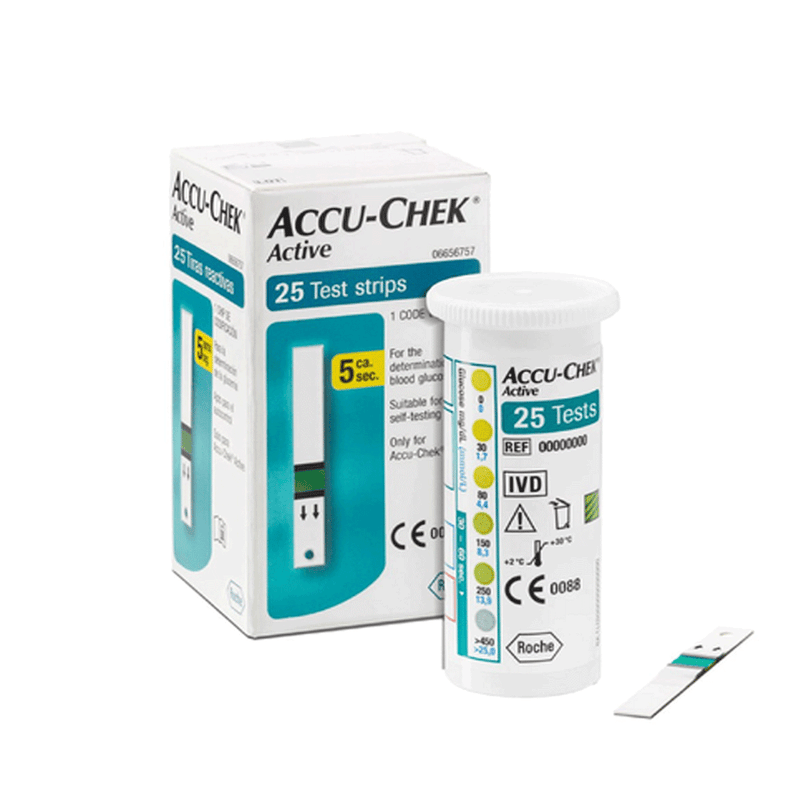 ACCU-CHEK Active Glucose Strips 25's