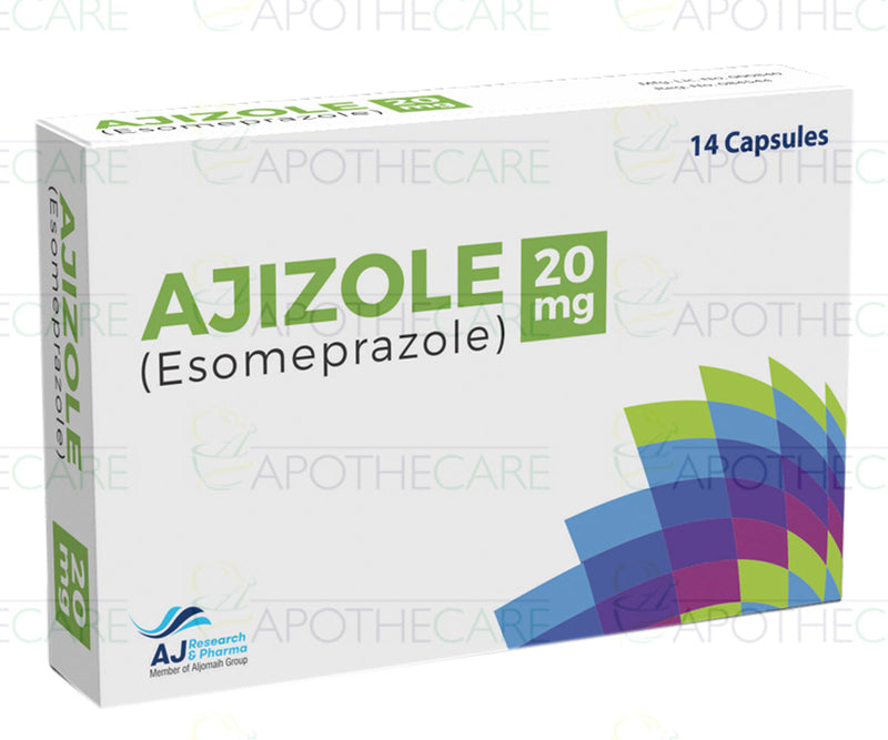 Ajizole Cap 20mg 14's