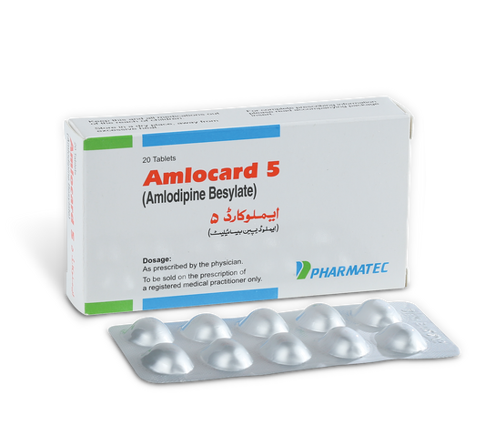 Amlocard 5 Tab 5mg 20's