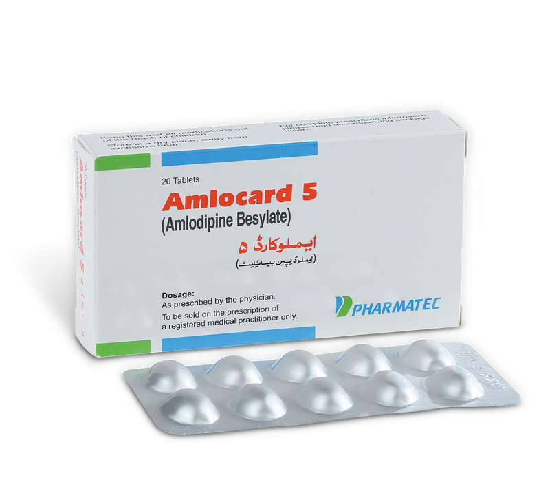 Amlocard 5 Tab 5mg 20's