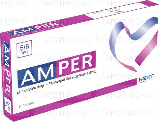 Amper Tab 5mg/8mg 10's