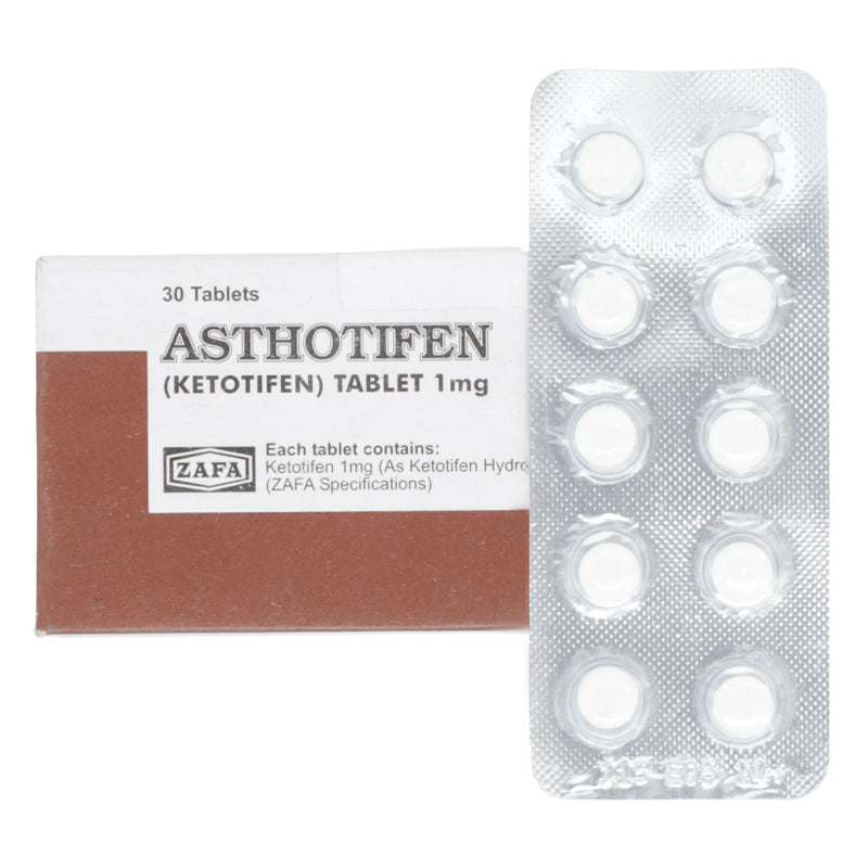 Asthotifen Tab 1mg 30's