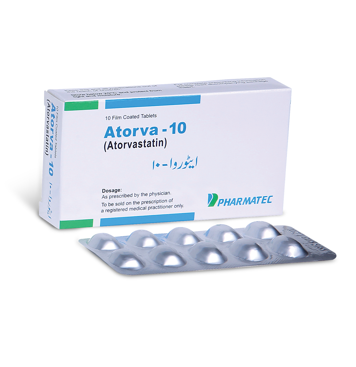 Atorva-10 Tab 10mg 10's