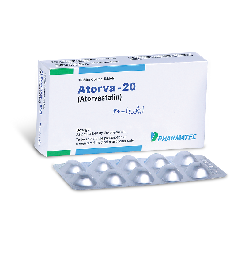 Atorva-20 Tab 20mg 10's