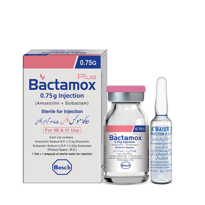 Bactamox Plus Inj 0.75G