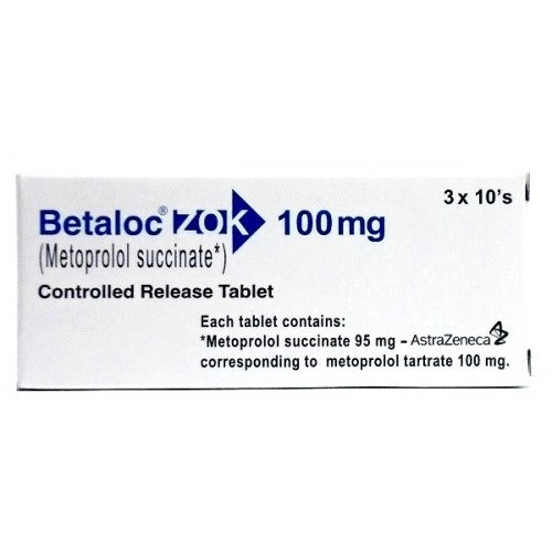 Betaloc Zok Tab 100Mg