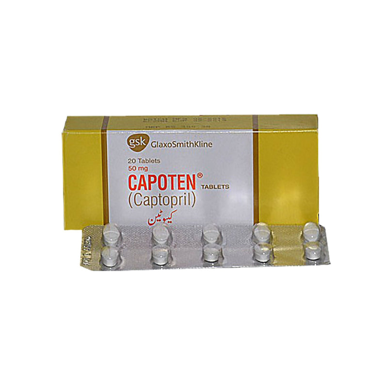 Capoten Tab 50mg 20's