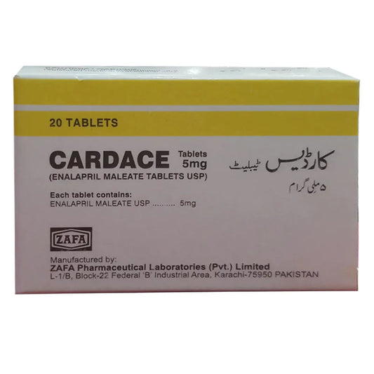 Cardace Tab 5mg 20's