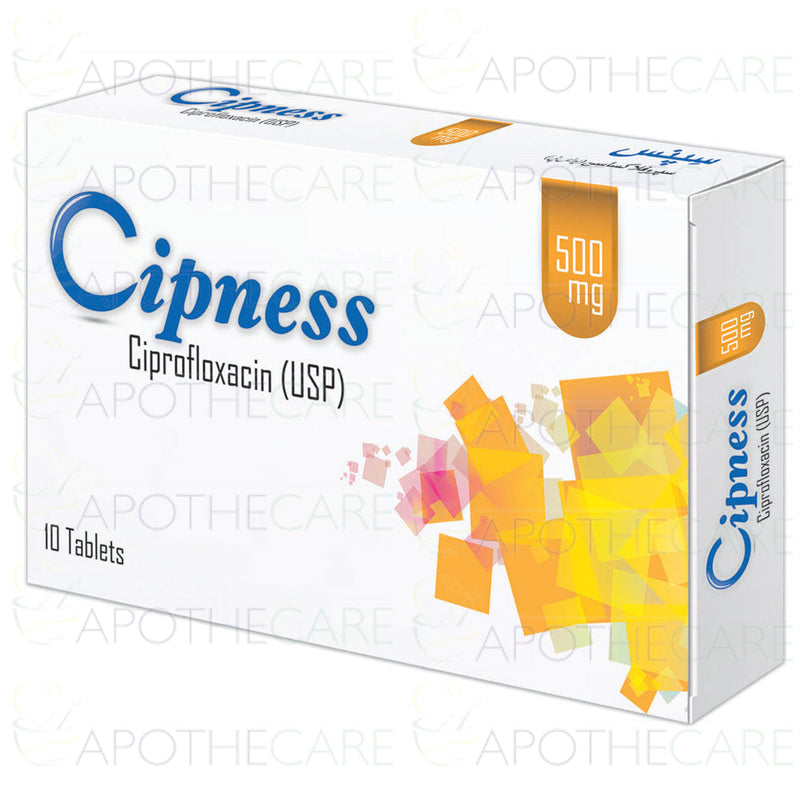 Cipness Tab 500mg 10's