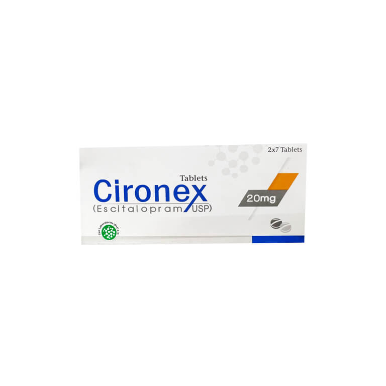 Cironex Tab 20mg 14's