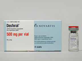 Desferal Inj 500mg 10Vial