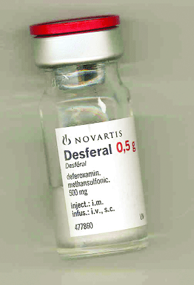 Desferal Inj 500mg 10Vial