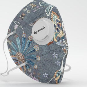 Duramask Stylized Floral (Denim Collection) Mask 1'S