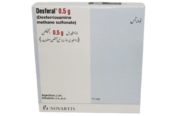 Desferal Inj 500mg 10Vial