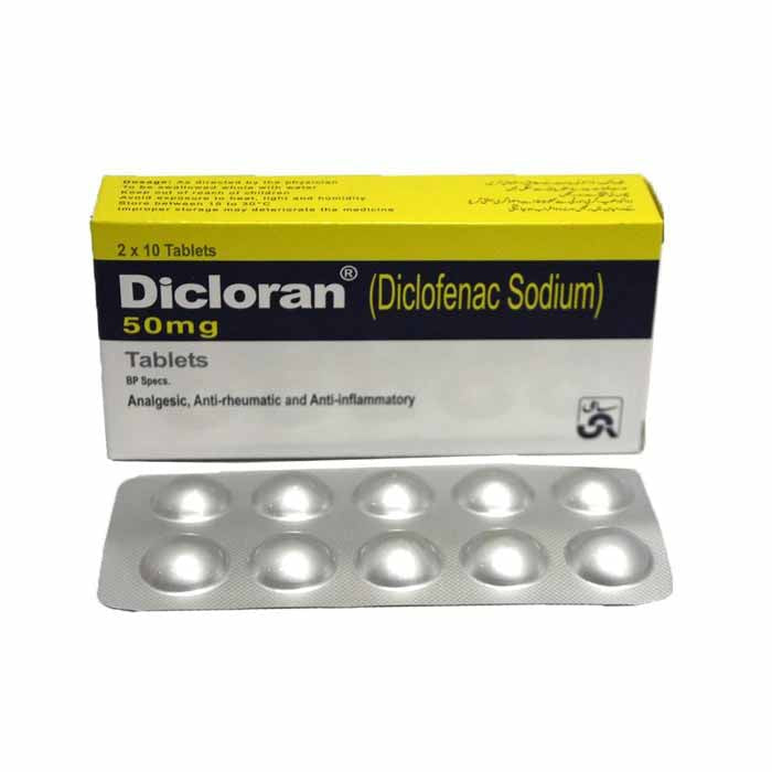 Dicloran Tab 50mg 1x10's