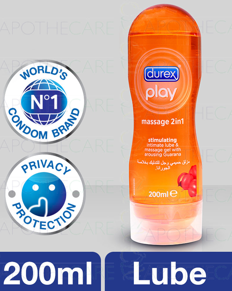 Durex Play Lube 2 in1 Orange 200ml