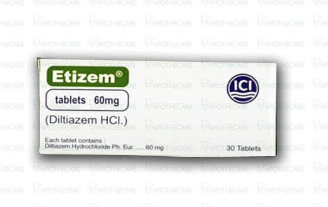 Etizem Tab 60mg 30's