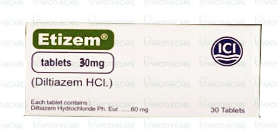 Etizem Tab 30mg 30's