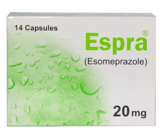 Espra Cap 20mg 14's
