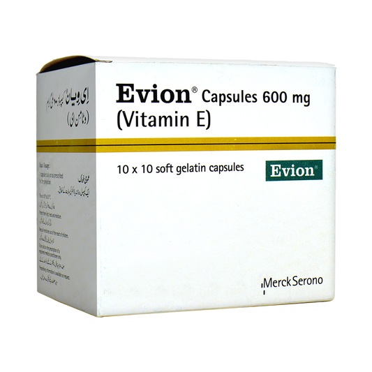 Evion Cap 600mg 10x10's