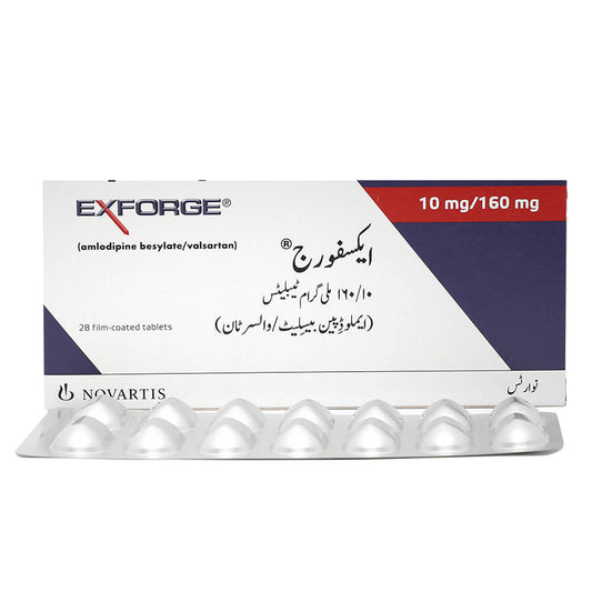 Exforge Tab 10mg/160mg 28's