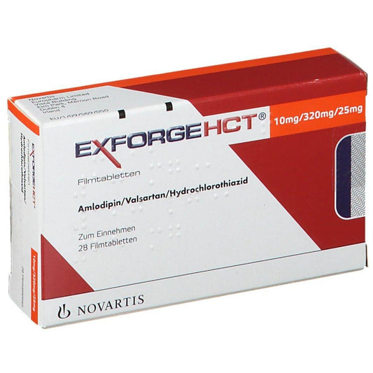 Exforge HCT Tab 10mg/320mg/25mg 14's