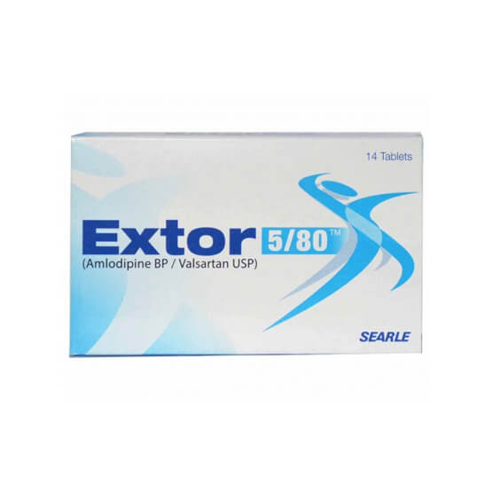 Extor Tab 5mg/80mg 14's