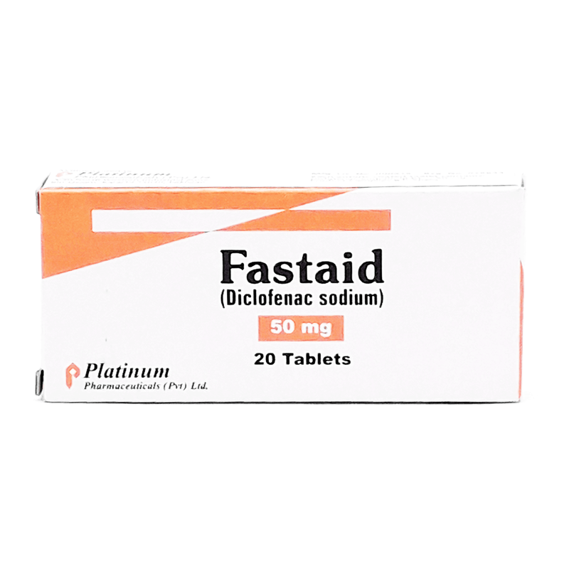 Fastaid Tab 50mg 20's