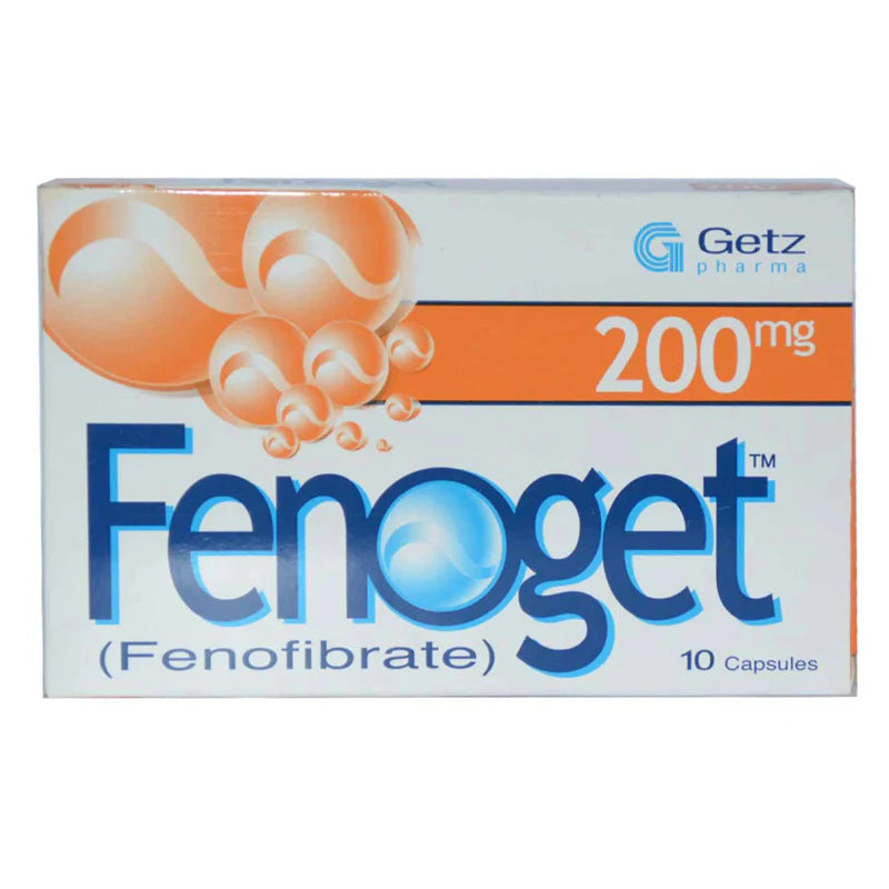 Fenoget Cap 200mg 10's