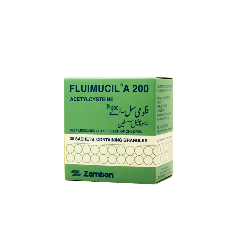 Fluimucil Powder Sachet 200mg 30's