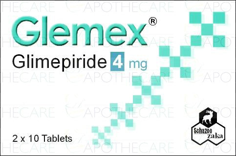 Glemex Tab 4mg 2x10's