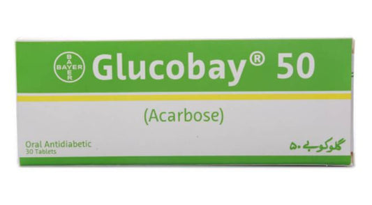 Glucobay Tab 50mg 3x10's
